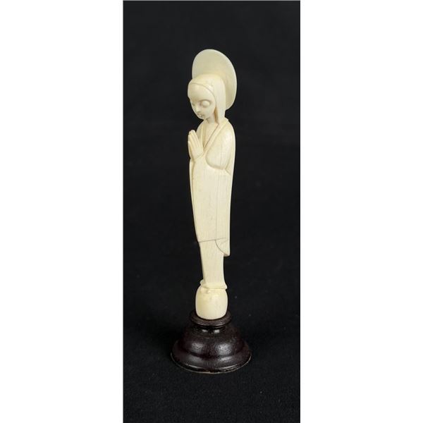 Carved Ivory Madonna Montana Residents Only