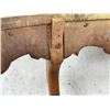 Image 5 : French Marble Top Carved Wood Side Table
