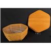 Image 1 : Longaberger Hexagon Basket and Liners