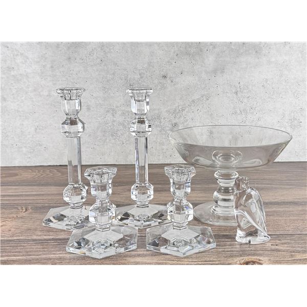 Group of Val St. Lambert Crystal Glassware