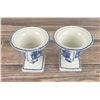 Image 5 : Pair of Booths British Scenery Footed Urns