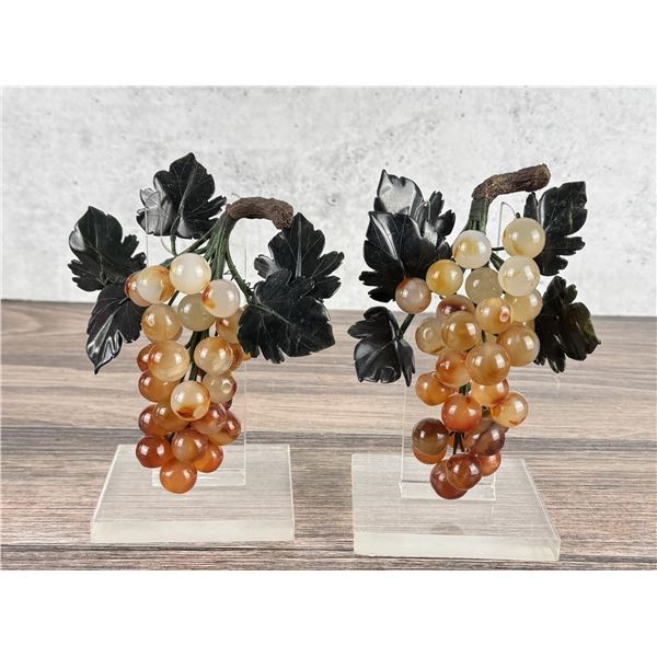 Chinese Hardstone Agate Grape Clusters