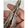 Image 5 : Pair of Sterling Silver Weighted Handle Tongs