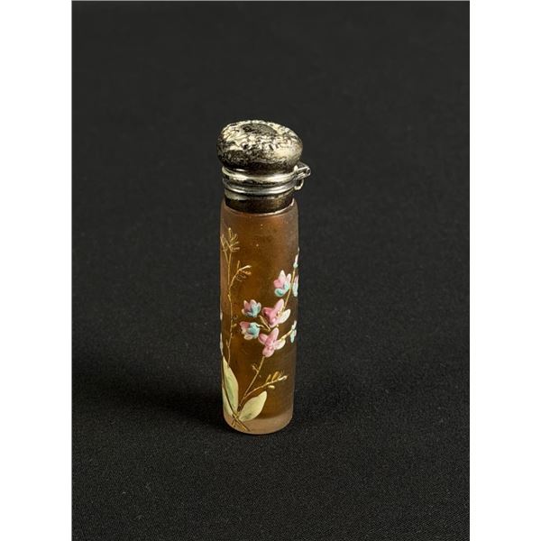 Victorian Era Hand Painted Perfume Scent Bottle