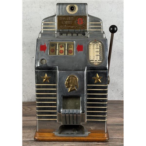 Jennings Bronze Chief 5c Slot Machine