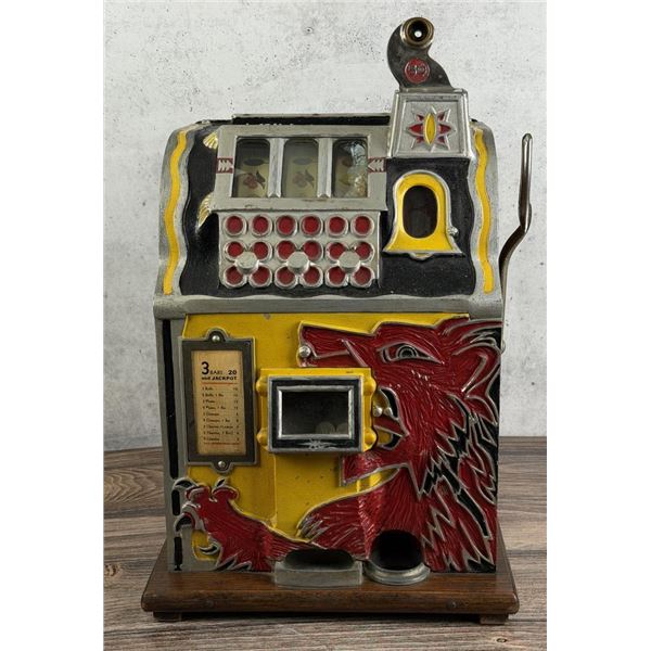 Mills Lion's Head 5c Slot Machine