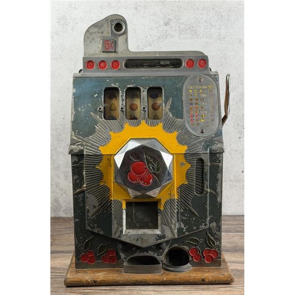 Mills Bursting Cherry 5c Slot Machine