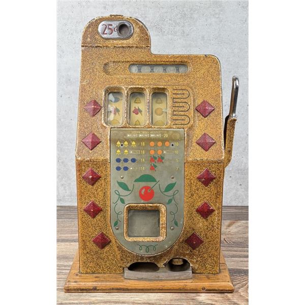 Mills Diamond Front 25c Quarter Slot Machine