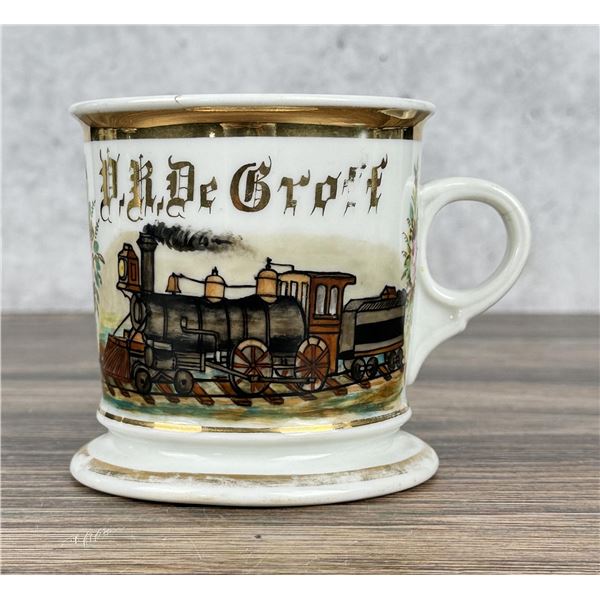 Occupational Shaving Mug Railroad Conductor