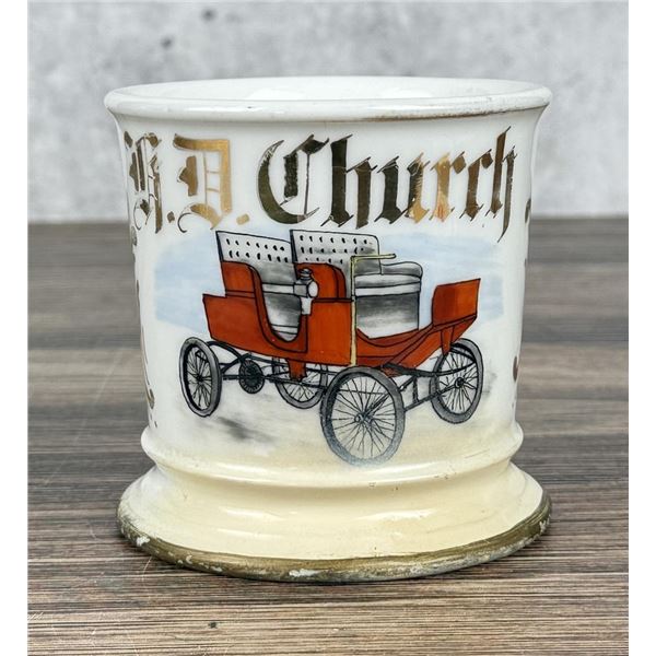 Occupational Shaving Mug Horeseless Carriage