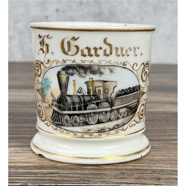 Railroad Train Engineer Occupational Shaving Mug