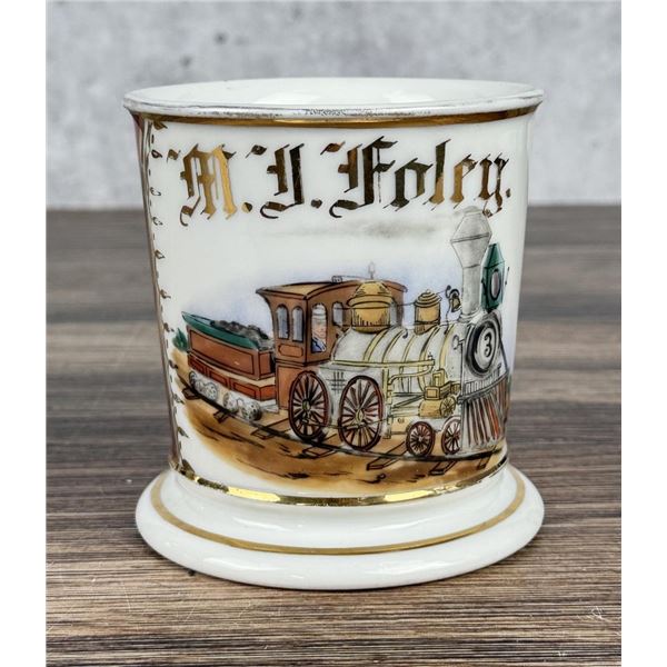 Railroad Train Engineer Occupational Shaving Mug