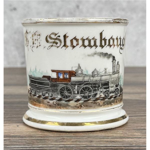Railroad Train Engineer Occupational Shaving Mug