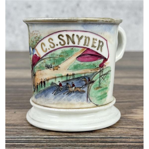 Racehorse Jockey Occupational Shaving Mug