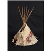 Image 1 : Sioux Native American Indian Quilled Model Tipi