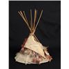 Image 2 : Sioux Native American Indian Quilled Model Tipi