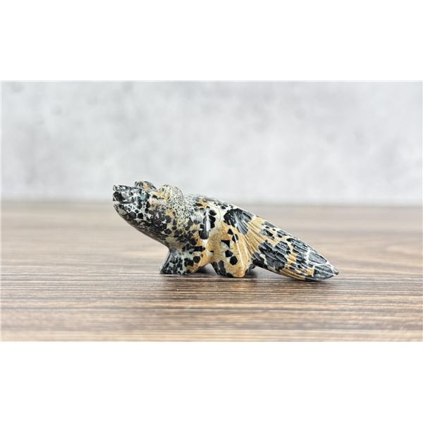 Abby Panteah Zuni Carved Leopard Jasper Fox Fetish