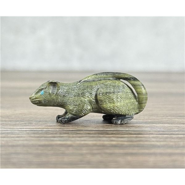 Lance Cheama Zuni Carved Mouse Fetish