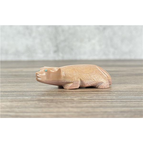 Derrick Kaamasee Zuni Carved Badger Fetish