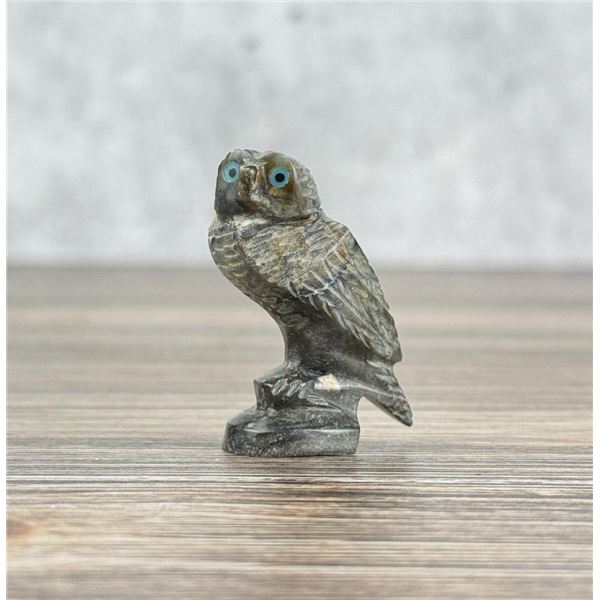 Leo Laate Zuni Carved Owl