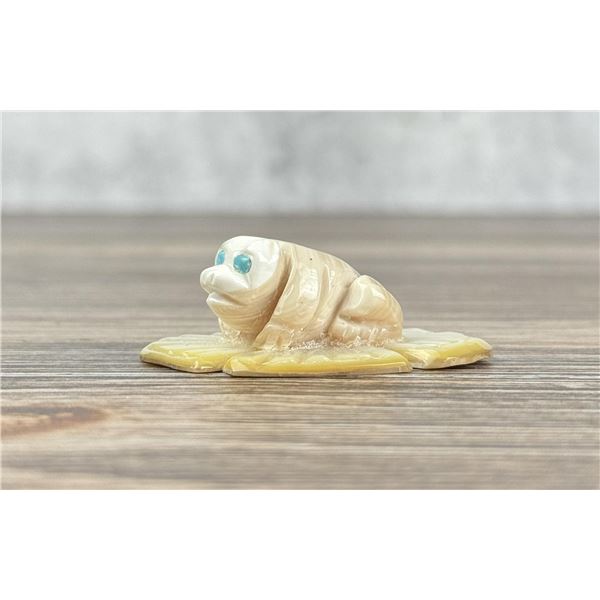 Carlos Battie Zuni Carved Frog Fetish