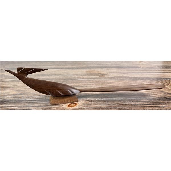 Mexican Ironwood Roadrunner Carving