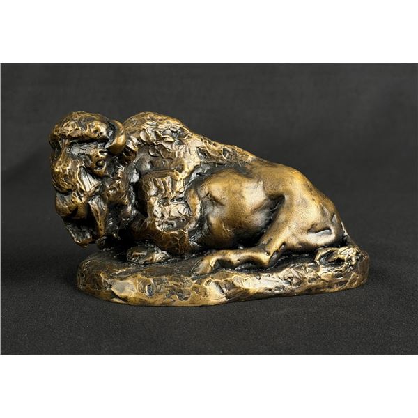 Daro Flood Reclining Buffalo Bronze