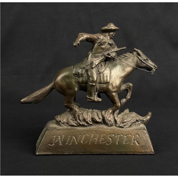 Winchester Rider Firearm Store Display Sign