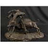 Image 1 : Charles M Russell Buffalo Hunt Bronze