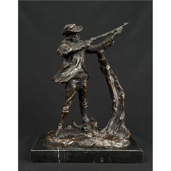 Charles M Russell Marksman Bronze