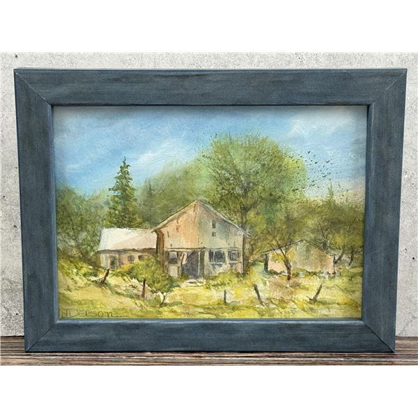 Doris Anderson Watercolor Painting