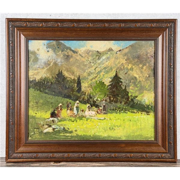Sergio Cirno Bissi Oil on Canvas Painting