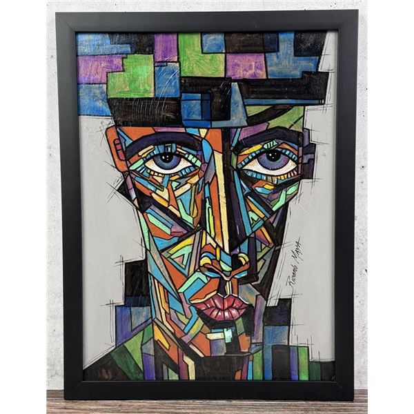 Ricardo Maya Oil on Board Painting