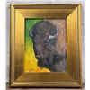 Image 1 : Scott Patton Buffalo Oil on Canvas Painting