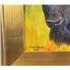 Image 2 : Scott Patton Buffalo Oil on Canvas Painting