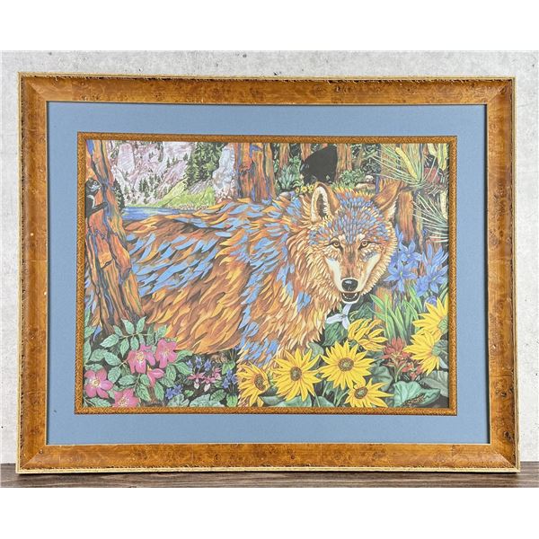 Kendahl Jan Jubb Montana Wolf Print