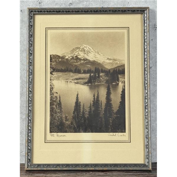 Asahel Curtis Mt Rainier Photogravure