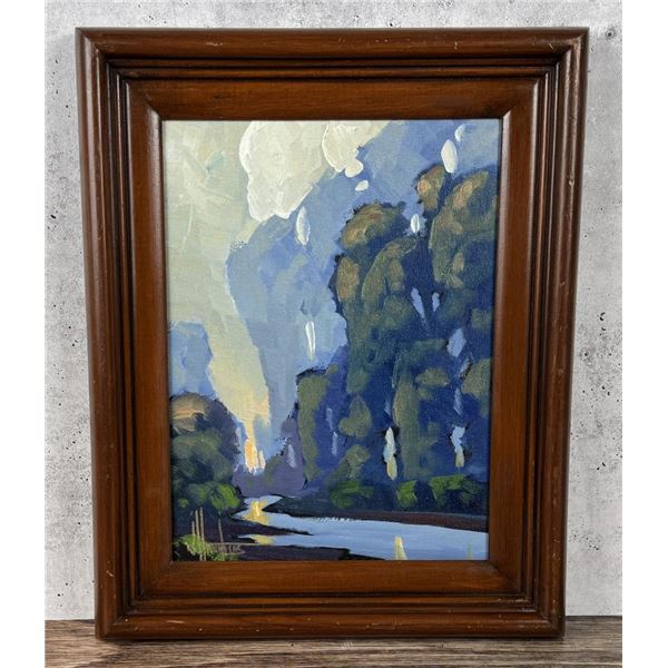 William Hawkins Arizona Oil on Board Painting