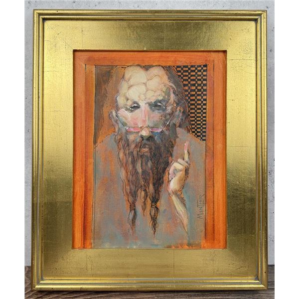 Michael Mentler Oil on Board Painting