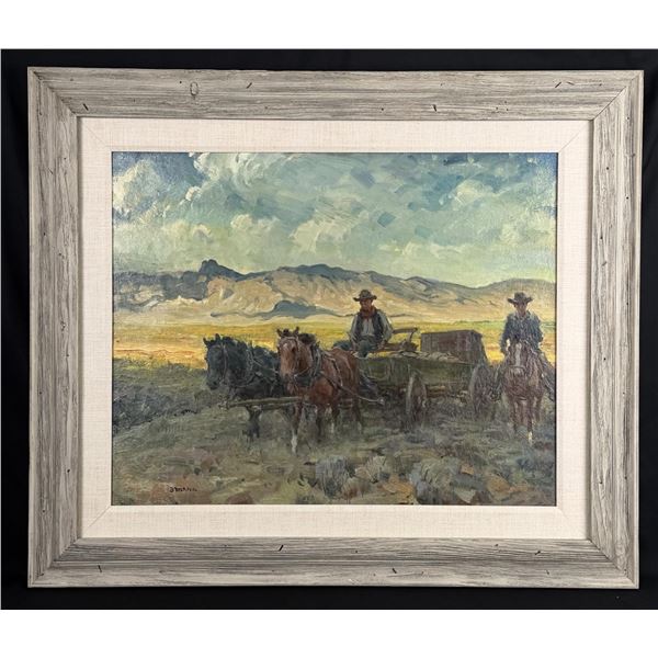 Ray Strang The Chuck Wagon Painting