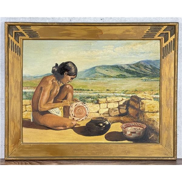 Harold Weston The Pot Painter Painting