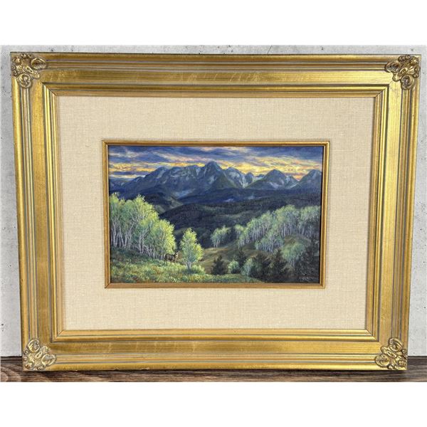 Randy Van Beek Late Summer Mule Deer Painting