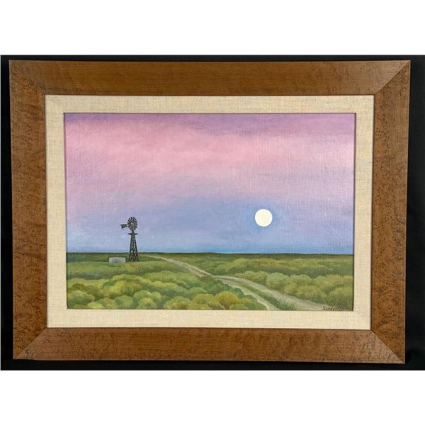 William Sanderson Dusk Painting