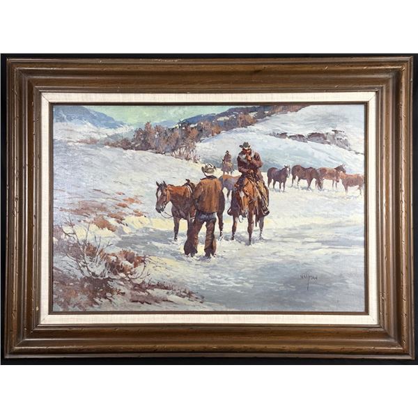 Newman Myrah High Country Winter Painting
