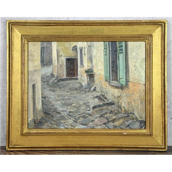 Clyde Aspevig Street Soglio Switzerland Painting