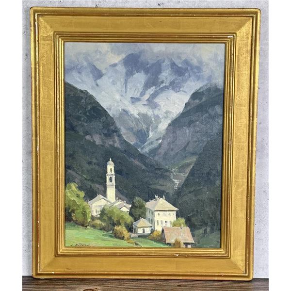 Clyde Aspevig Soglio Switzerland Painting