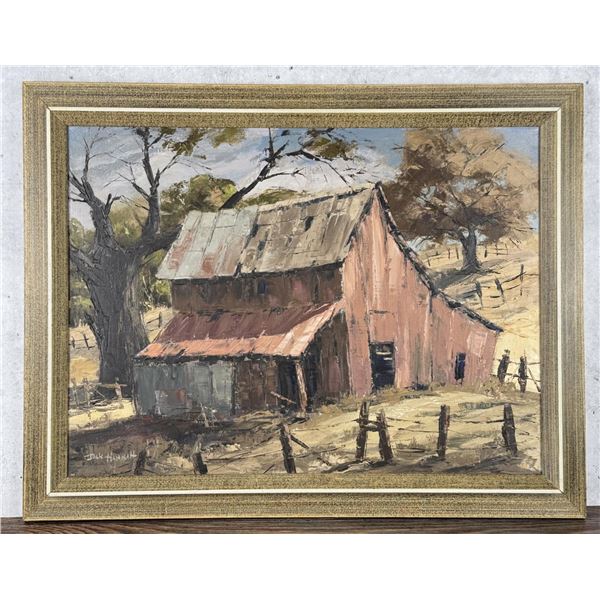 John Hannah California Deserted Barn Painting