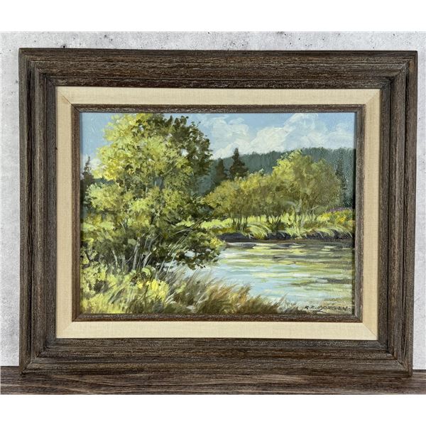 Robert Morgan Quigley's Pond Painting