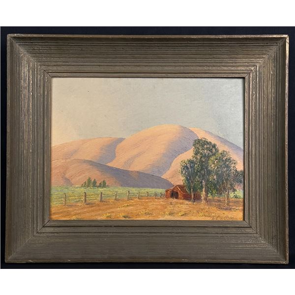 John William Hilton Capistrano Gold Painting