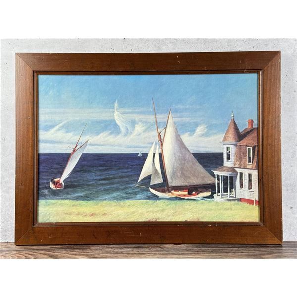 Edward Hopper The Lee Shore Giclee on Canvas
